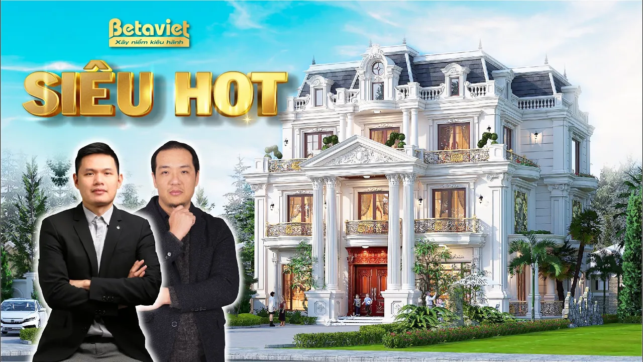 KTS phân tích 1000m2 xây biệt thự 3 tầng tân cổ điển đẹp cỡ nào?