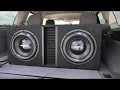 Skar 5 000 Watt EVL-2X12D4 Dual 12-inch Loaded Subwoofer Enclosure Demo
