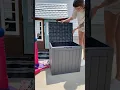 Outdoor patio deck box is the storage solution for everything from toys to tools