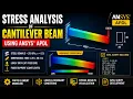 Stress Analysis of Cantilever Beam using ANSYS APDL