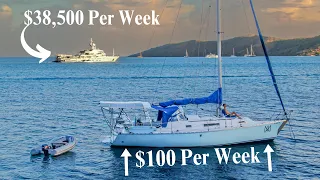 $1,000,000 Mega Yacht VS $23,000 Sailboat (Same View, Different Perspective)