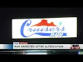 One arrested after argument near Cruisers Bar turned violent