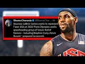 LeBron James Recruiting Steph Curry Durant for Team USA 2024 Paris Olympics