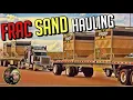 Frac Sand Hauling in West Texas Owner Operator Oilfield Trucking