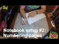 Interactive Notebook Setup - Number pages