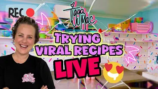 TRYING VIRAL DESSERTS LIVE