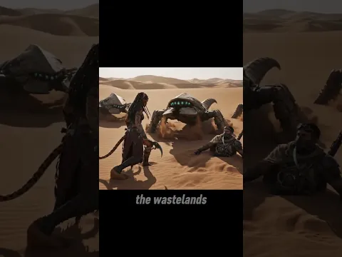 He was running from the sand pirates...