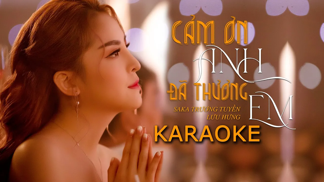 [Karaoke] CẢM ƠN ANH ĐÃ THƯƠNG EM/ TÌNH THƯƠNG PHU THÊ (Chí Hướng) - Saka Trương Tuyền ft Lưu Hưng