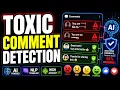 Toxic comment detection Mobile App Deep Learning LSTM Flutter Firebase College Project