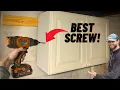 HOW TO MOUNT CABINETS on CONCRETE wall How to hang install cabinets on concrete or cinder block