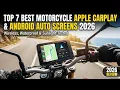 Top 7 Best Motorcycle Apple CarPlay Android Auto Screens 2026 - Wireless Waterproof Tested
