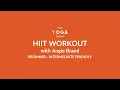 HIIT WORKOUT with Angie Brand Beginner - Intermediate Friendly