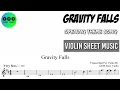 Karaoke Gravity Falls - Opening Theme Song Violin Sheet Music