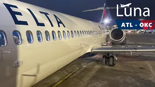 Delta Airlines Boeing 717-200 Flight From Atlanta to Oklahoma City