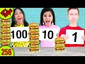 Download Lagu 100 LAYERS FOOD CHALLENGE vs 100 Mystery Buttons - Spy Ninjas #256