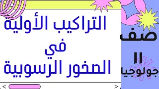 التراكيب الأولية في الصخور الرسوبية جولوجيا الصف الحادي عشر 