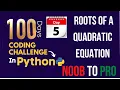 Day 5 100 Days Coding Challenge in Python