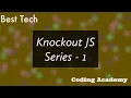 Mastering Knockout js A Comprehensive Guide for Web Developers