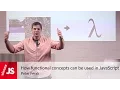 How functional concepts can be used in JavaScript