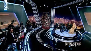 كل القصايد   أداء ثلاثي لمروان خوري  زياد برجي ونداء شرارة من سهرة رأس السنة      دندنها