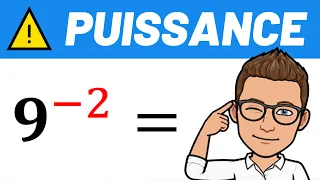 PUISSANCES ⚠️ Exposants négatifs ✅ 4 pièges à connaître ! 🎯 Collège | Lycée