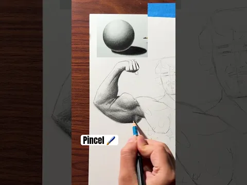 ¿Cómo dibujar músculos? Aprende con Arnold Schwarzenegger 💪✏️ #dibujo #arte #art