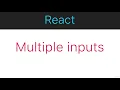 3491578 10 Handling multiple inputs React and Redux for Absolute Beginners