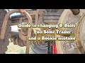 Guide to Changing U-Bolts on Semi Trailer and Making a Rookie Mistake DIY Save - don t get hurt