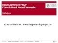 Deep Learning for NLP - Lecture 5
