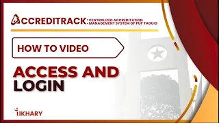 AccrediTrack How to Access and Login