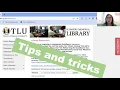 TLU Library Orientation for Nursing Students