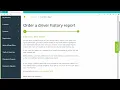 How to check licence demerit Points and order a Driver History Report