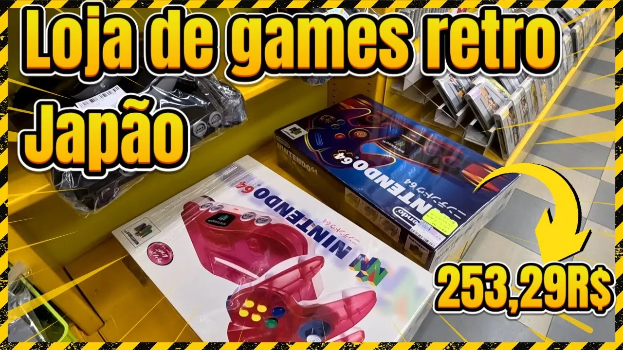 LOJA DE GAMES RETRO DO JAPÃO CAÇADA GAMER MILHARES DE JOGOS RAROS !!!