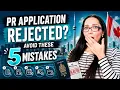 5 Express Entry Mistakes That Get Your PR REJECTED