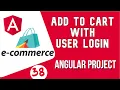 Angular project tutorial Add to Cart with user Login Angular E-commerce Project
