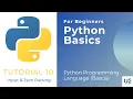 Python Programming Input Field in Python Python 10th Tutorial-User Input Json in Python