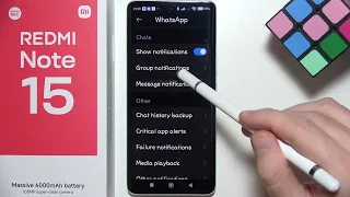 هاتف ريدمي نوت     عرض إشعارات واتساب على شاشة القفل دندنها