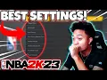 BEST SETTINGS TO RUN IN NBA 2K23 WIN MORE GAMES