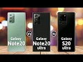 SAMSUNG Galaxy S20 Ultra Vs Galaxy Note 20 Ultra Vs Galaxy Note 20 Full Specifications 2023