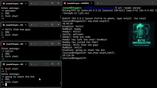 Distributed Chat System in Erlang
