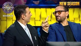 New Season | Kaun Banega Crorepati S18 | Akshay ने Saif को उंगली क्यों दी?