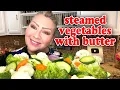 how to cook steamed vegetables with butter