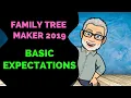 Family Tree Maker 2019 - Performing Basic Tasks