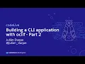 codeLive Building a CLI application with oclif - Part 2