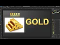 How to create Golden text in Affinity Designer