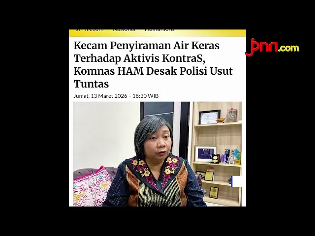 Polri Selidiki Dugaan Kasus Penyiraman Air Keras terhadap Aktivis KontraS - JPNN.com