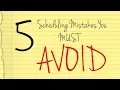Project Scheduling 5 Mistakes You MUST Avoid and how to fix them