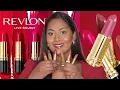 REVLON SUPER LUSTROUS LIPSTICKS Swatches Review