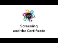 ERA - Screening and Certificate Tutorial