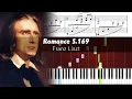 Lagu Liszt - Romance S. 169 - Piano Tutorial with Sheet Music